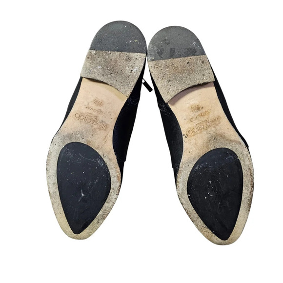 Jimmy Choo Ankle Boots Marlin Cream Snake Print &‎ Black Leather - Picture 13 of 16